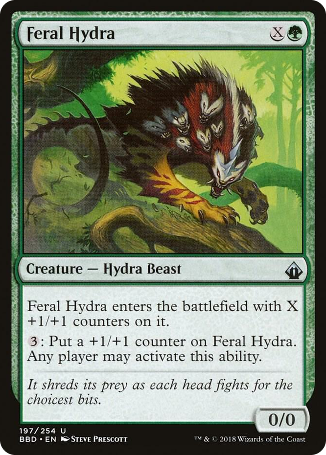 0197 Feral Hydra U Battlebond