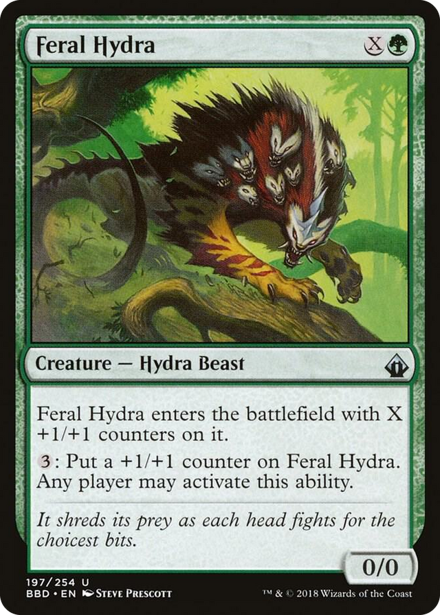 0197 Feral Hydra U Battlebond