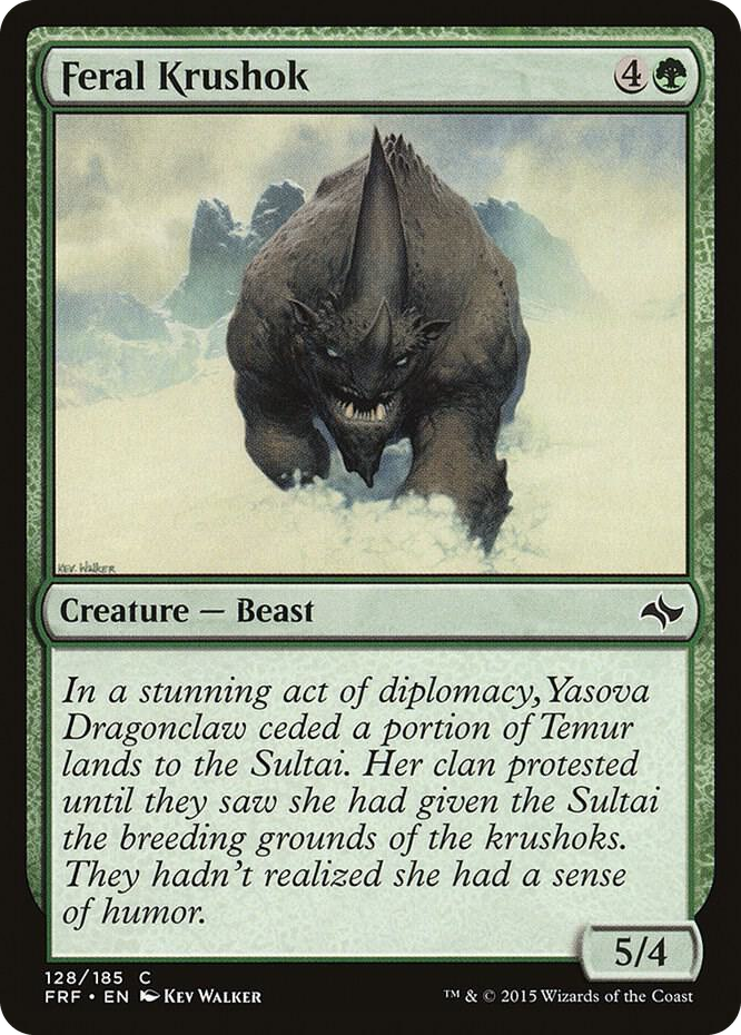 0128 Feral Krushok C Fate Reforged