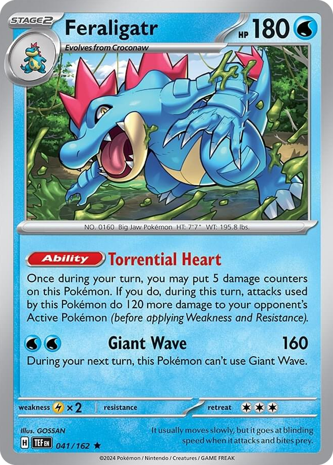 0041 Feraligatr Rare Deck Exclusives