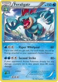 0017 Feraligatr - 17/119 (XY Phantom Forces) Rare Deck Exclusives
