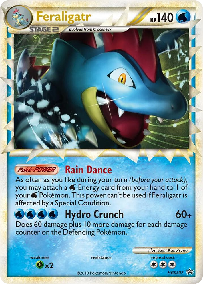 0007 Feraligatr (Prime) - HGSS07 Promo HGSS Promos