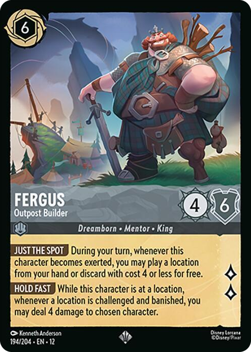 0194 Fergus - Outpost Builder Super Rare Wilds Unknown