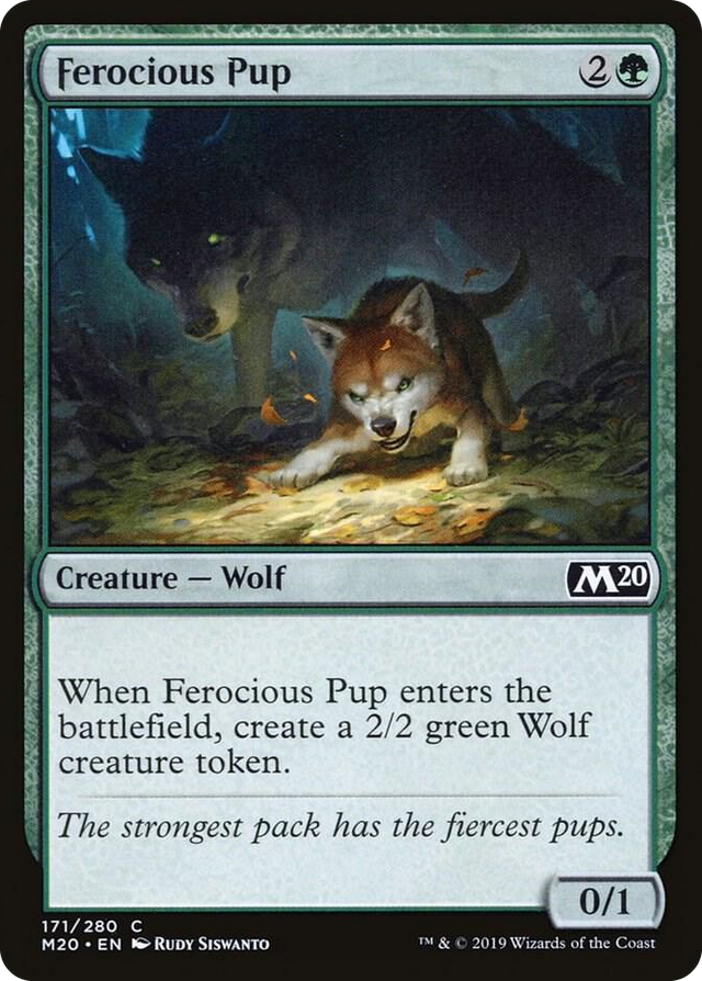 0171 Ferocious Pup C Core Set 2020