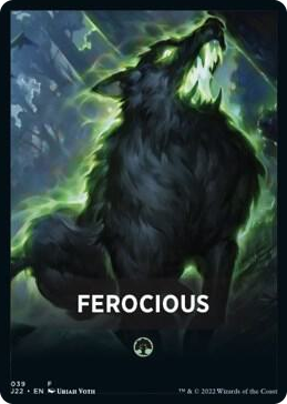 0039 Ferocious Theme Card T Jumpstart 2022