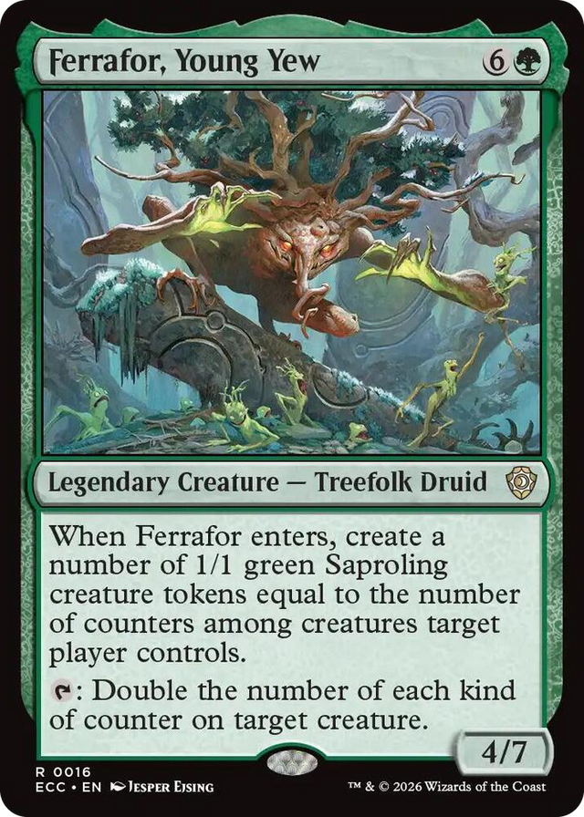 0016 Ferrafor, Young Yew R Commander: Lorwyn Eclipsed