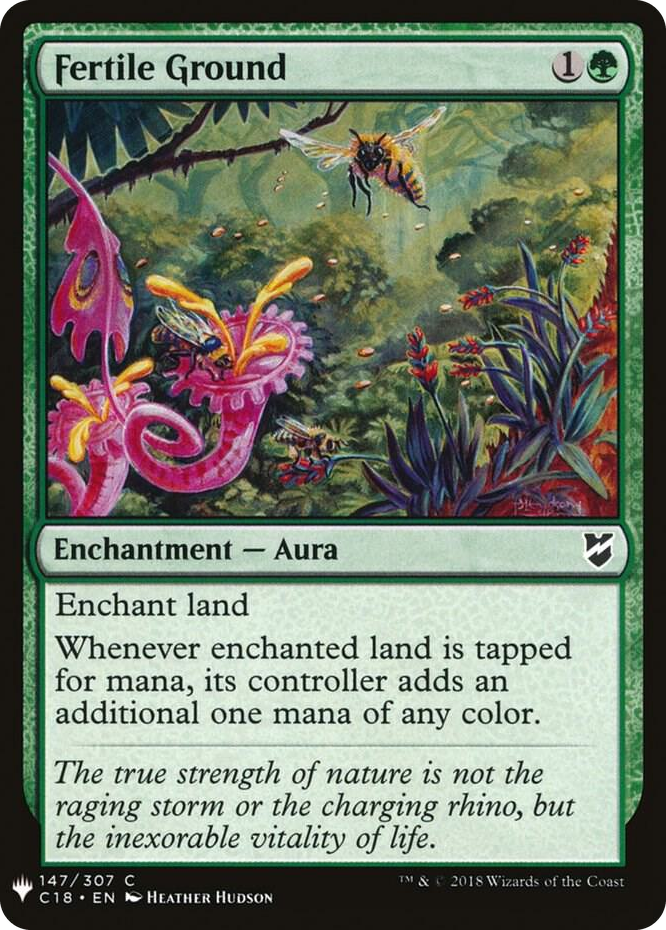 Fertile Ground #147 C - The List Reprints Pokemon card
