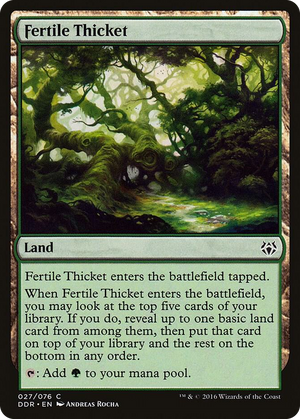 0027 Fertile Thicket C Duel Decks: Nissa vs. Ob Nixilis