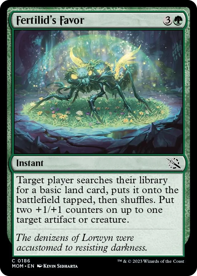 0186 Fertilid's Favor C March of the Machine