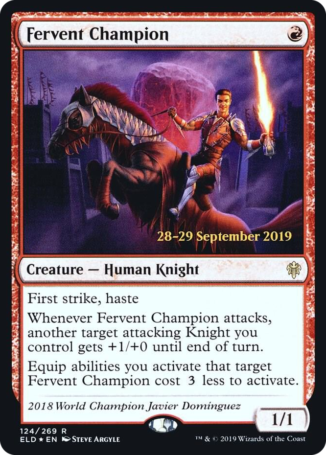 0124 Fervent Champion R Prerelease Cards