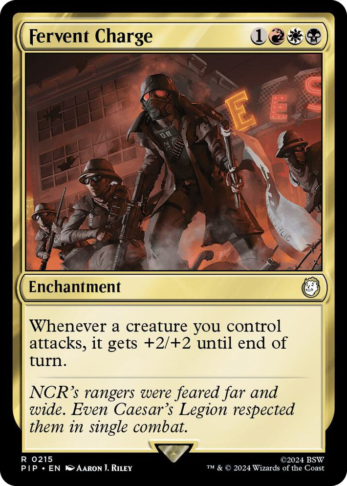 0215 Fervent Charge R Universes Beyond: Fallout
