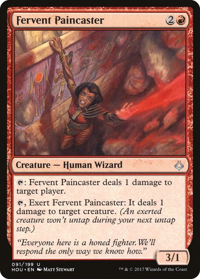 Fervent Paincaster #91 U - Hour of Devastation Pokemon card