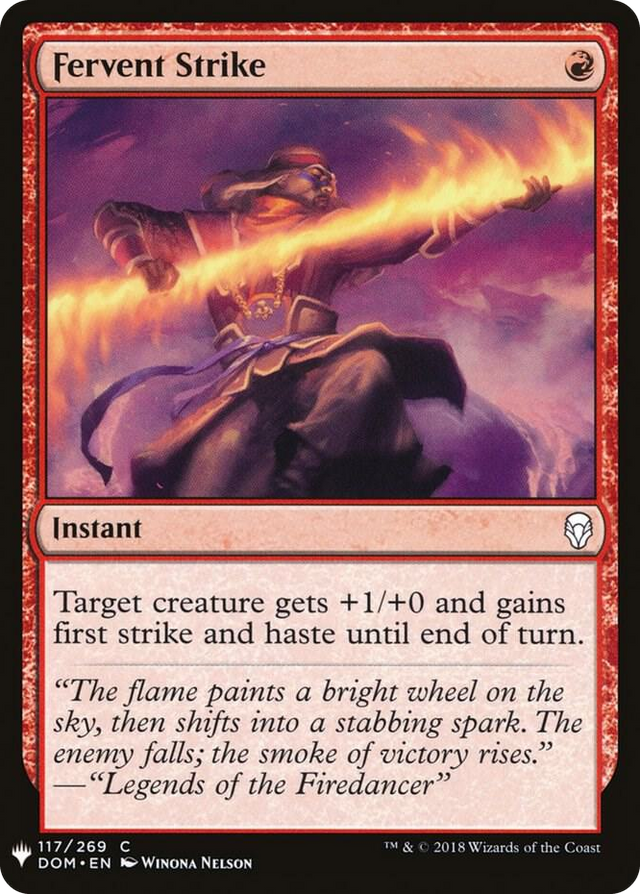 0117 Fervent Strike C The List Reprints