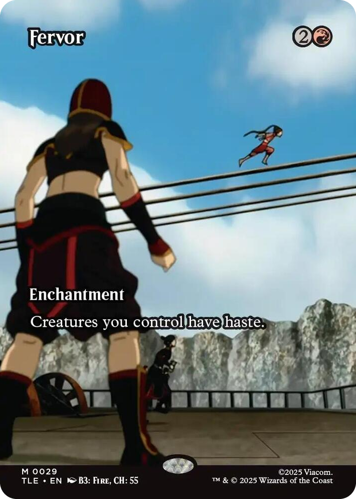 0029 Fervor (Borderless) M The Last Airbender: Eternal-Legal