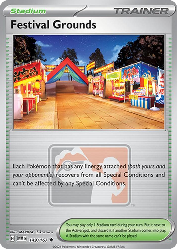 0149 Festival Grounds - 149/167 (League Promo) Uncommon League & Championship Cards