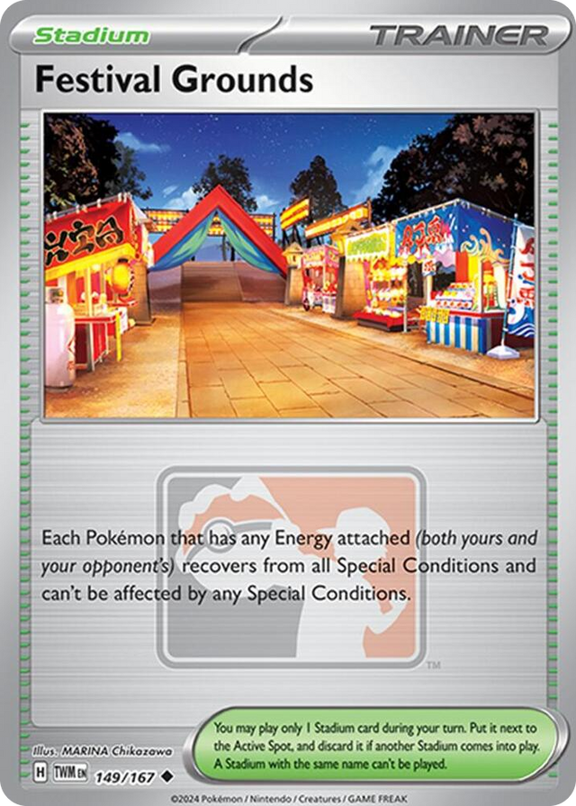 0149 Festival Grounds - 149/167 (League Promo) Uncommon League & Championship Cards