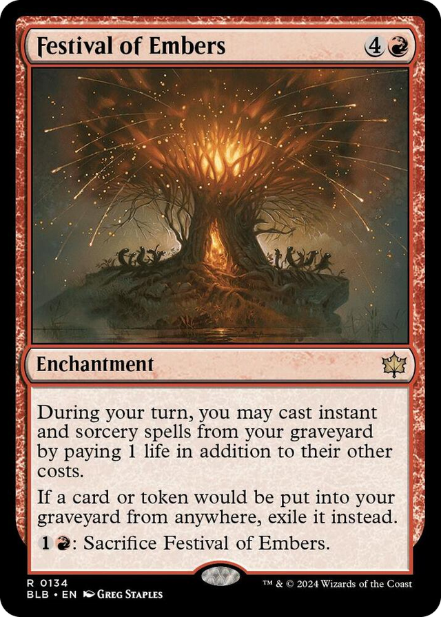 0134 Festival of Embers R Bloomburrow