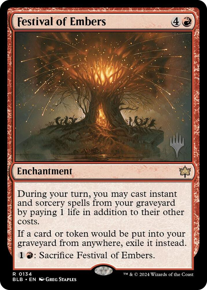 0134 Festival of Embers R Promo Pack: Bloomburrow