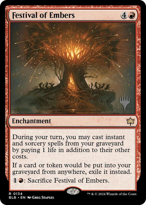 0134 Festival of Embers R Promo Pack: Bloomburrow