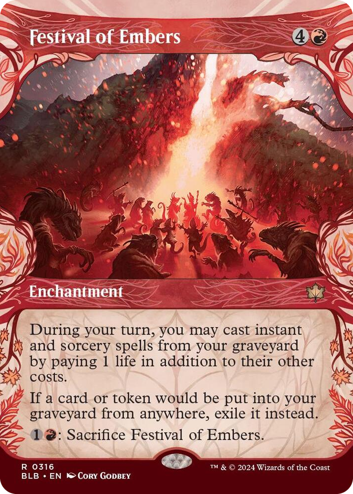 0316 Festival of Embers (Showcase) R Bloomburrow