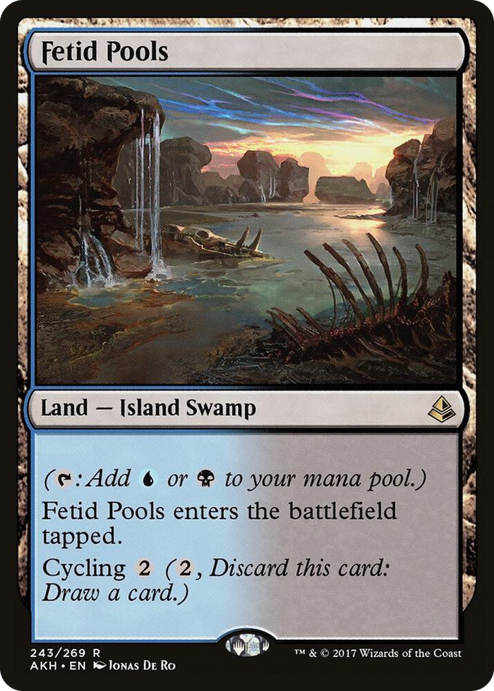 Fetid Pools #243 R - Amonkhet Pokemon card