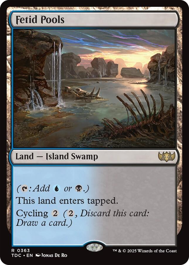0363 Fetid Pools R Commander: Tarkir: Dragonstorm