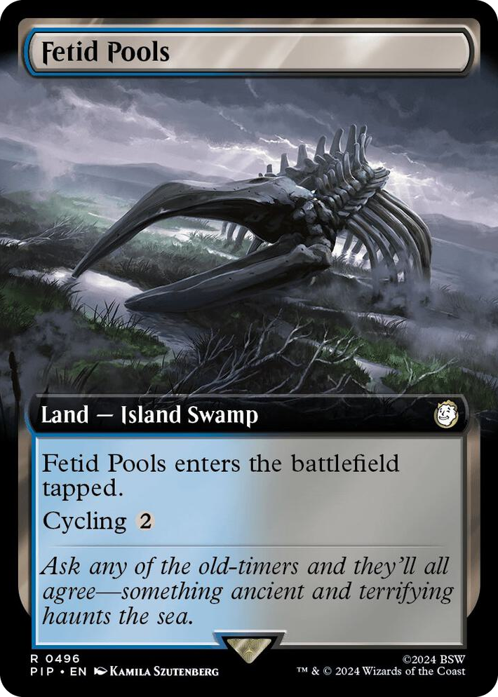 0496 Fetid Pools (Extended Art) R Universes Beyond: Fallout