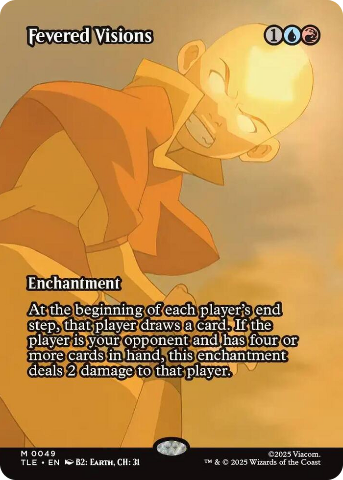Fevered Visions (Borderless) #49 M - The Last Airbender: Eternal-Legal Pokemon card