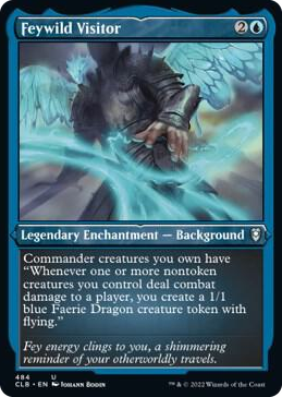 0484 Feywild Visitor (Foil Etched) U Commander Legends: Battle for Baldur's Gate