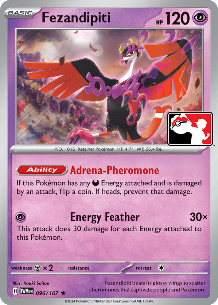 0096 Fezandipiti Rare Prize Pack Series Cards
