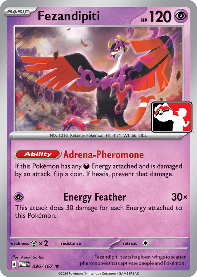 0096 Fezandipiti Rare Prize Pack Series Cards
