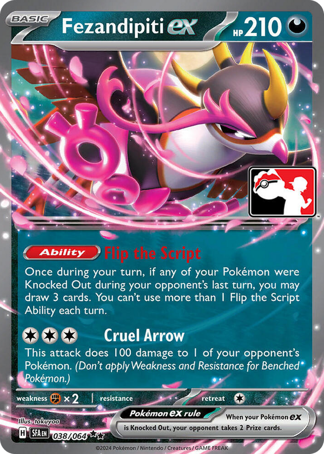 0038 Fezandipiti ex Double Rare Prize Pack Series Cards