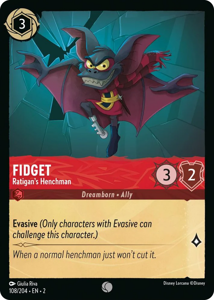 0108 Fidget - Ratigan's Henchman Common Rise of the Floodborn