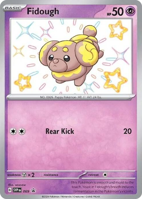 0069 Fidough - 069 Promo Scarlet & Violet Promo Cards