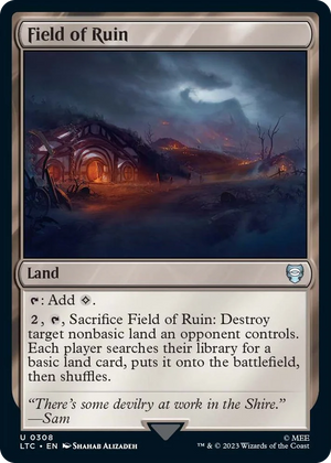 0308 Field of Ruin U Commander: The Lord of the Rings: Tales of Middle-earth