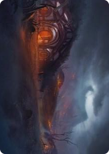 Field of Ruin Art Card #77 S - Art Series: Universes Beyond: The Lord of the Rings: Tales of Middle-earth Pokemon card