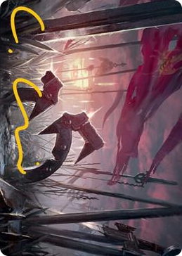 0072 Field of Ruin Art Card (Gold-Stamped Signature) S Art Series: Innistrad: Midnight Hunt