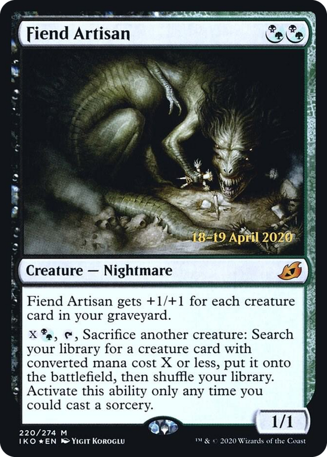 0220 Fiend Artisan M Prerelease Cards