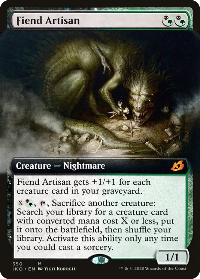 0350 Fiend Artisan (Extended Art) M Lair of Behemoths