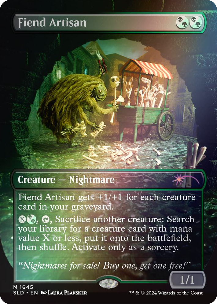 1645 Fiend Artisan (Rainbow Foil) M Secret Lair Drop Series