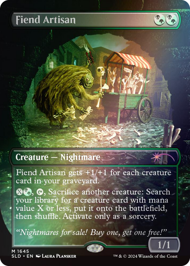1645 Fiend Artisan (Rainbow Foil) M Secret Lair Drop Series
