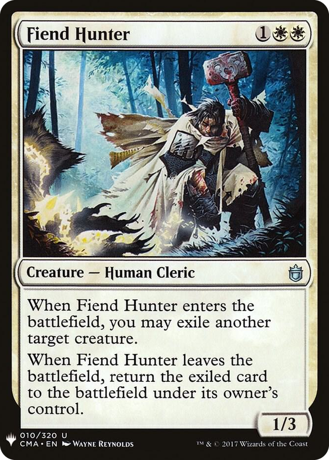Fiend Hunter #10 U - The List Reprints Pokemon card