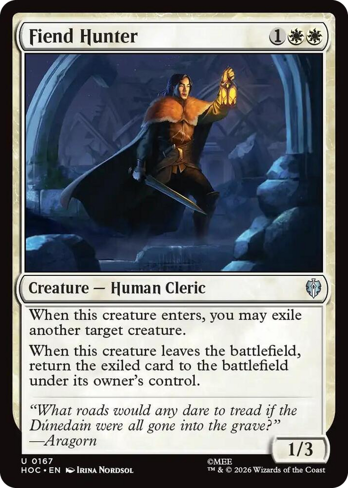 Fiend Hunter #167 U - The Hobbit: Eternal-Legal Pokemon card