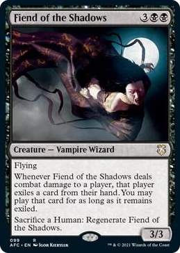 0099 Fiend of the Shadows R Commander: Adventures in the Forgotten Realms