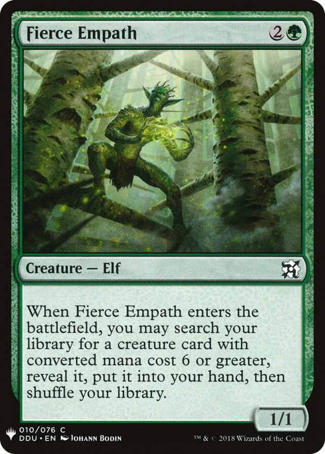 0010 Fierce Empath C The List Reprints