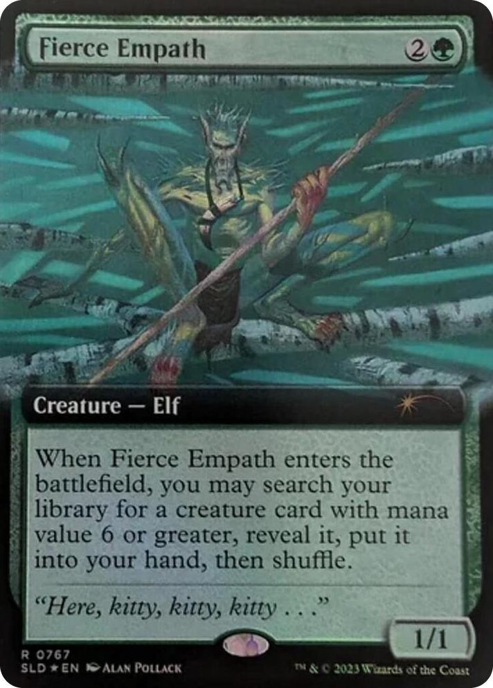 0767 Fierce Empath (Extended Art) R Secret Lair Drop Series