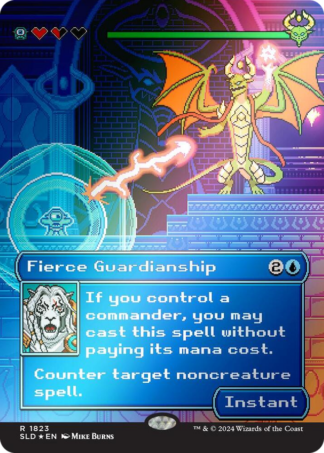 1823 Fierce Guardianship (Rainbow Foil) R Secret Lair Drop Series