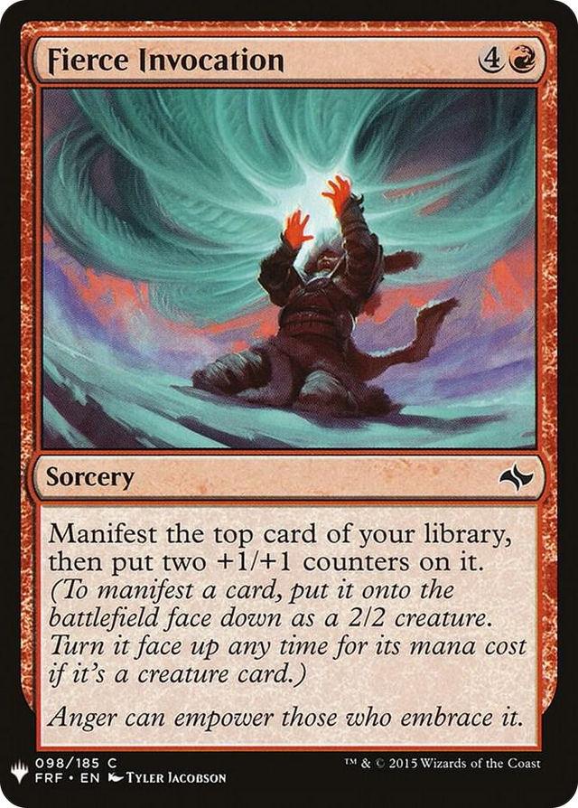 0098 Fierce Invocation C The List Reprints