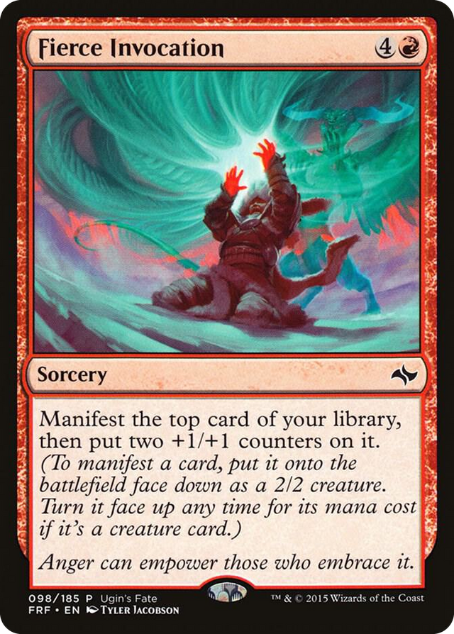 0098 Fierce Invocation P Ugin's Fate Promos