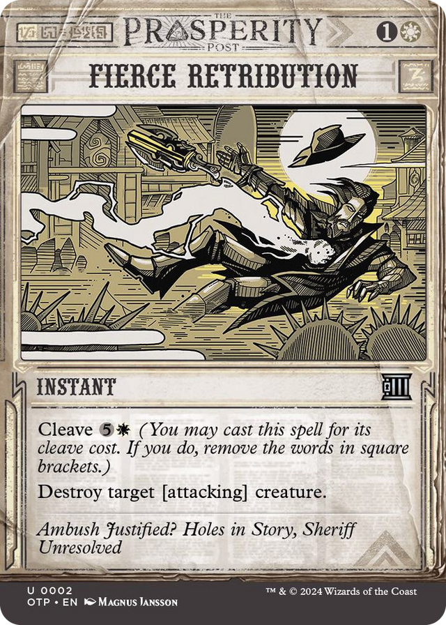 0002 Fierce Retribution U Outlaws of Thunder Junction: Breaking News